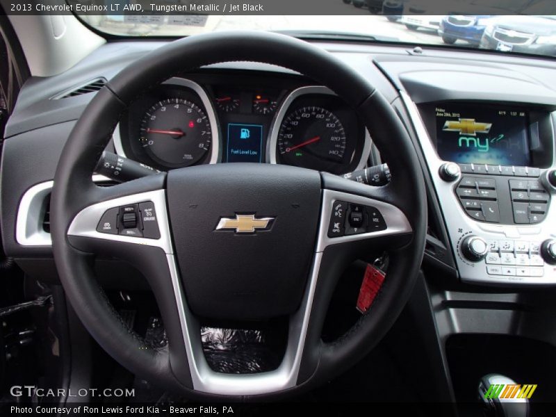 Tungsten Metallic / Jet Black 2013 Chevrolet Equinox LT AWD