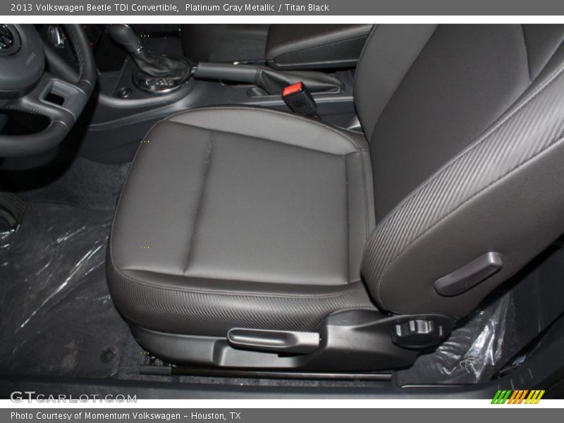 Platinum Gray Metallic / Titan Black 2013 Volkswagen Beetle TDI Convertible