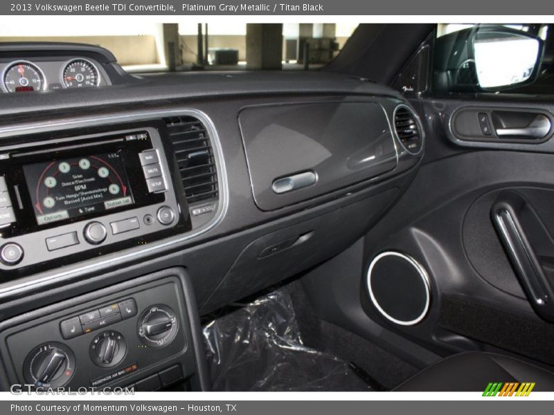 Platinum Gray Metallic / Titan Black 2013 Volkswagen Beetle TDI Convertible