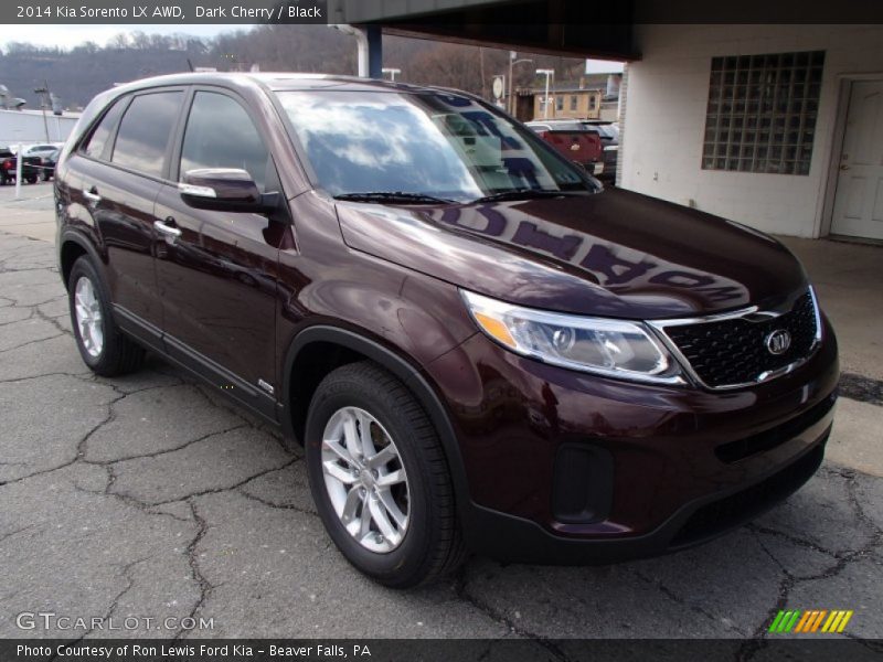 Dark Cherry / Black 2014 Kia Sorento LX AWD