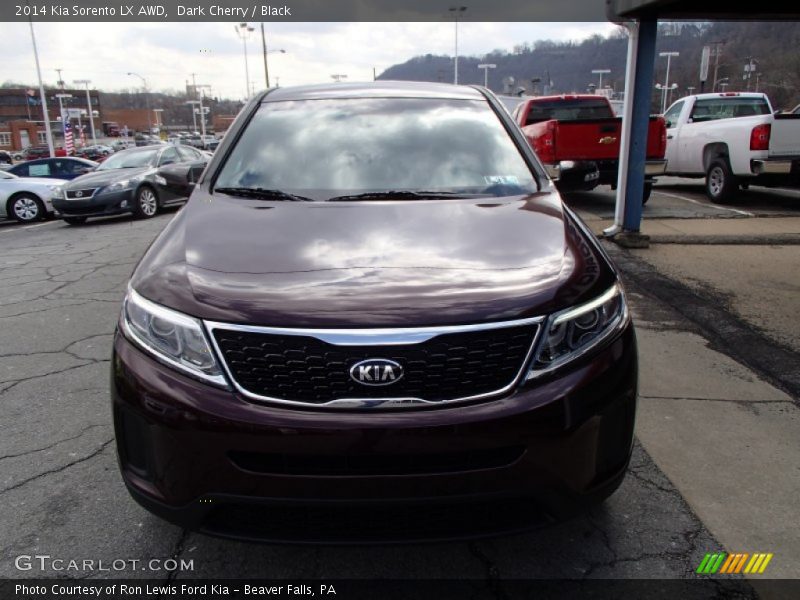 Dark Cherry / Black 2014 Kia Sorento LX AWD