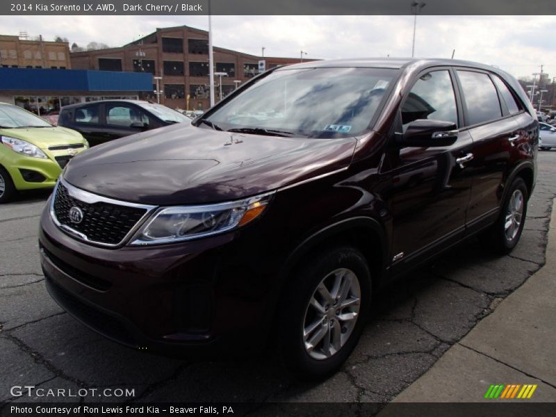 Dark Cherry / Black 2014 Kia Sorento LX AWD