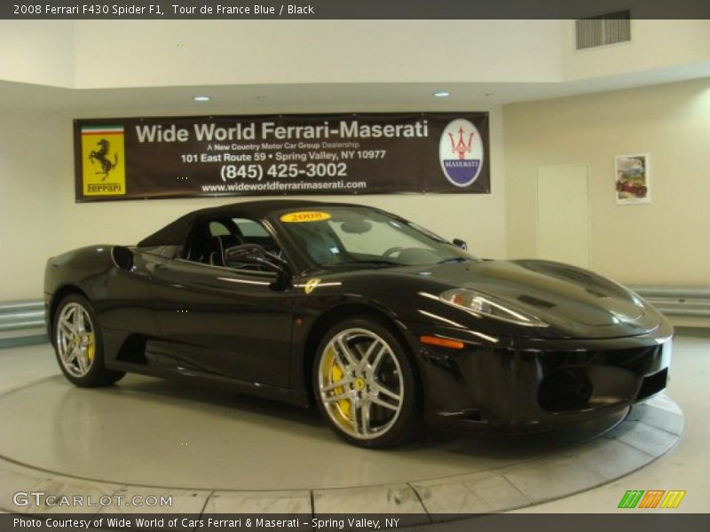 Tour de France Blue / Black 2008 Ferrari F430 Spider F1