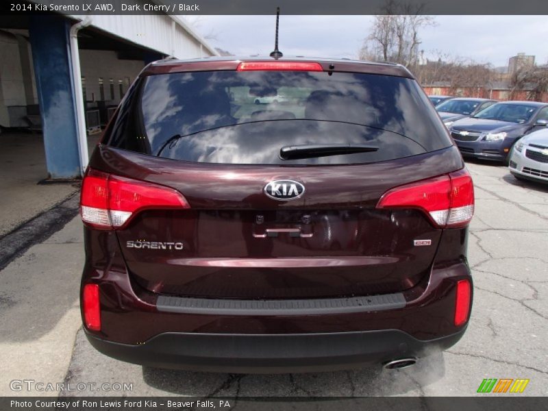 Dark Cherry / Black 2014 Kia Sorento LX AWD
