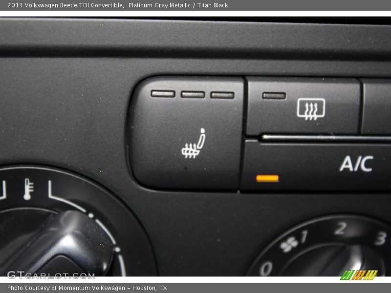 Platinum Gray Metallic / Titan Black 2013 Volkswagen Beetle TDI Convertible