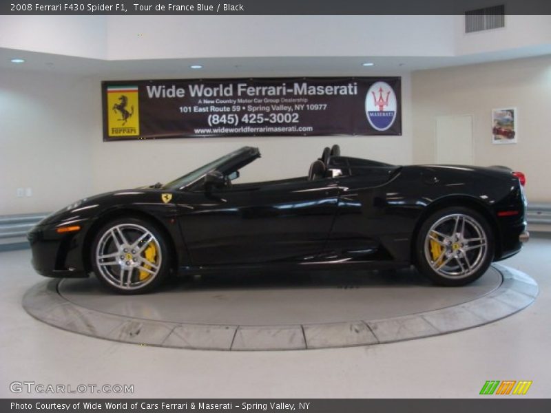 Tour de France Blue / Black 2008 Ferrari F430 Spider F1