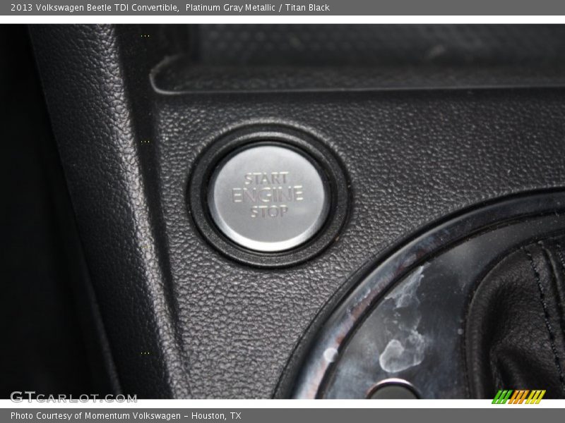 Platinum Gray Metallic / Titan Black 2013 Volkswagen Beetle TDI Convertible