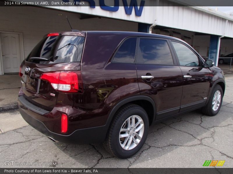 Dark Cherry / Black 2014 Kia Sorento LX AWD