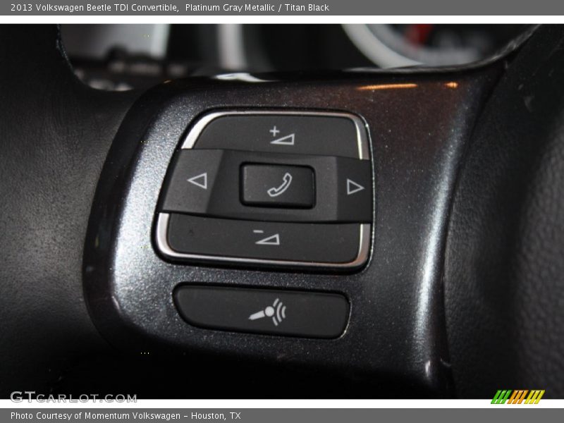 Platinum Gray Metallic / Titan Black 2013 Volkswagen Beetle TDI Convertible