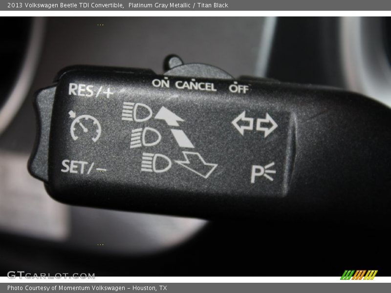 Platinum Gray Metallic / Titan Black 2013 Volkswagen Beetle TDI Convertible
