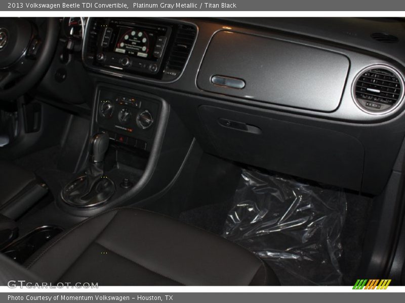 Platinum Gray Metallic / Titan Black 2013 Volkswagen Beetle TDI Convertible