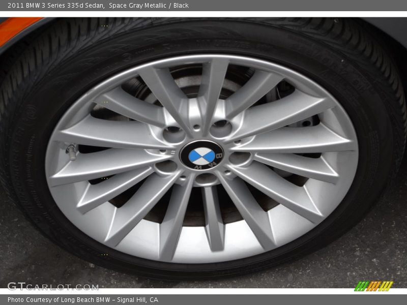 Space Gray Metallic / Black 2011 BMW 3 Series 335d Sedan