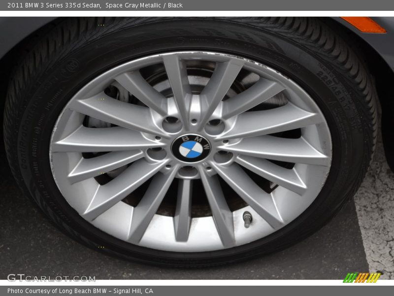 Space Gray Metallic / Black 2011 BMW 3 Series 335d Sedan