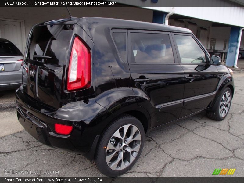 Shadow Black / Sand/Black Houndstooth Cloth 2013 Kia Soul !