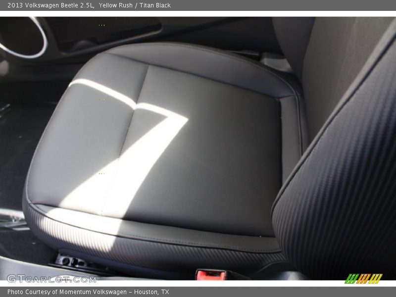 Yellow Rush / Titan Black 2013 Volkswagen Beetle 2.5L