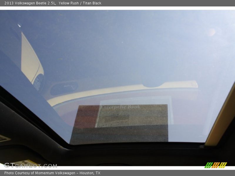 Yellow Rush / Titan Black 2013 Volkswagen Beetle 2.5L