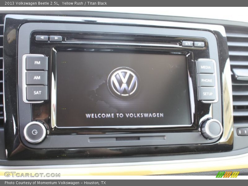 Yellow Rush / Titan Black 2013 Volkswagen Beetle 2.5L