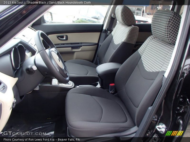 Shadow Black / Sand/Black Houndstooth Cloth 2013 Kia Soul !