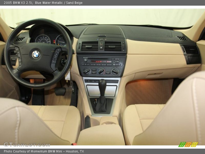 Blue Water Metallic / Sand Beige 2005 BMW X3 2.5i