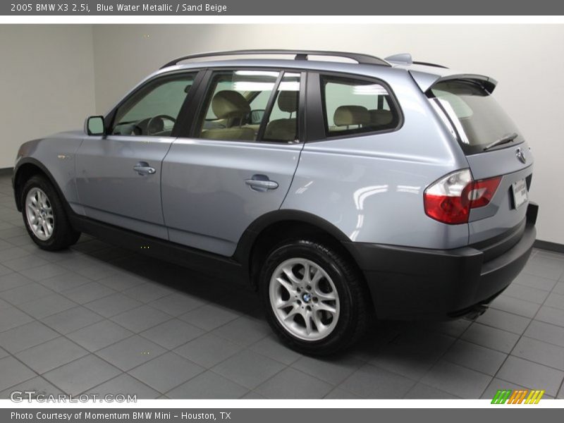 Blue Water Metallic / Sand Beige 2005 BMW X3 2.5i