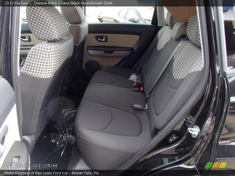 Shadow Black / Sand/Black Houndstooth Cloth 2013 Kia Soul !