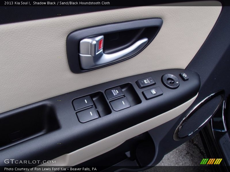 Shadow Black / Sand/Black Houndstooth Cloth 2013 Kia Soul !
