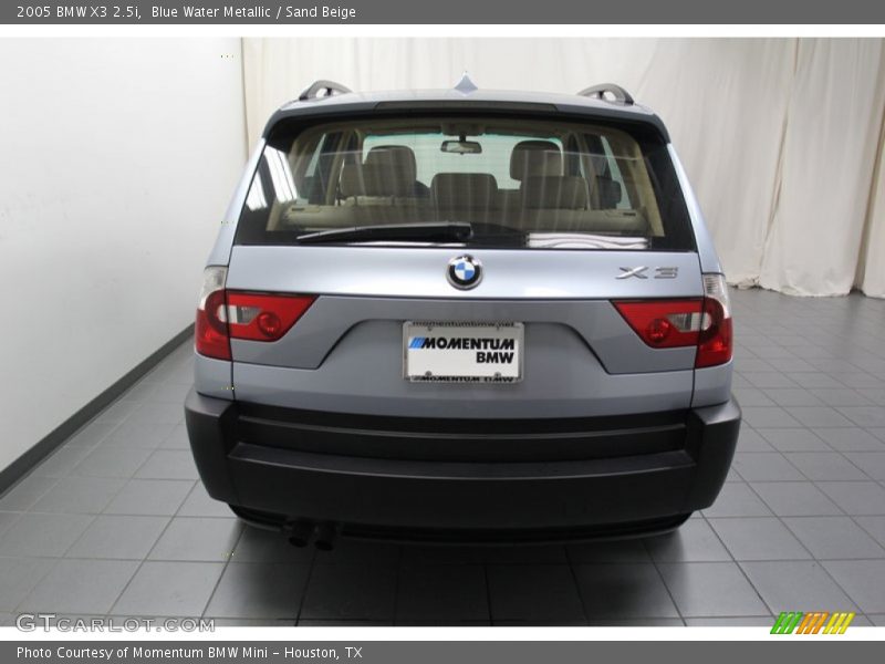 Blue Water Metallic / Sand Beige 2005 BMW X3 2.5i