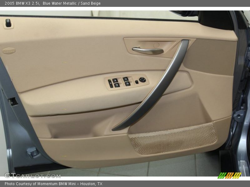 Blue Water Metallic / Sand Beige 2005 BMW X3 2.5i