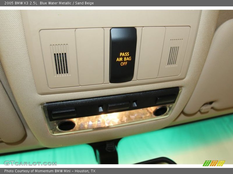 Blue Water Metallic / Sand Beige 2005 BMW X3 2.5i