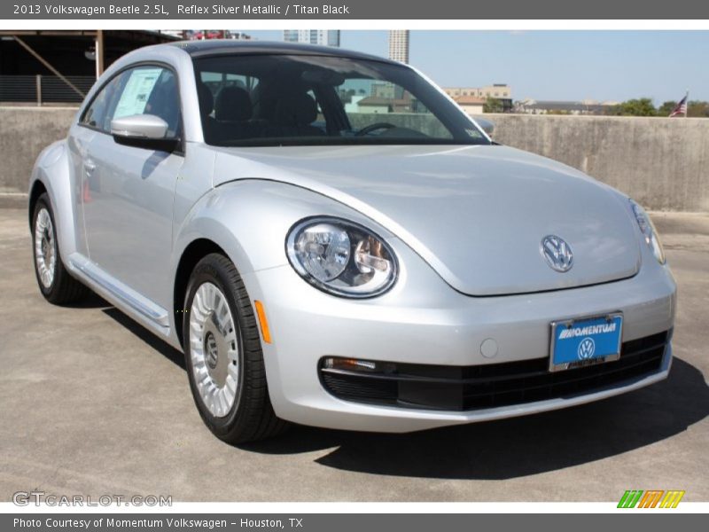 Reflex Silver Metallic / Titan Black 2013 Volkswagen Beetle 2.5L