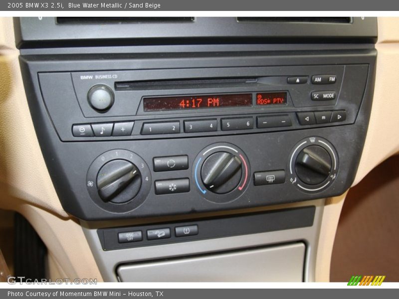 Blue Water Metallic / Sand Beige 2005 BMW X3 2.5i