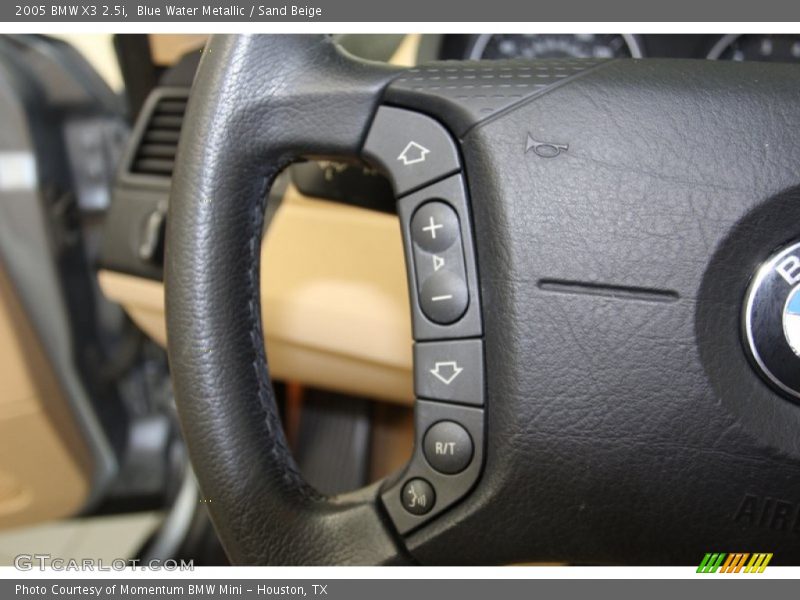 Blue Water Metallic / Sand Beige 2005 BMW X3 2.5i