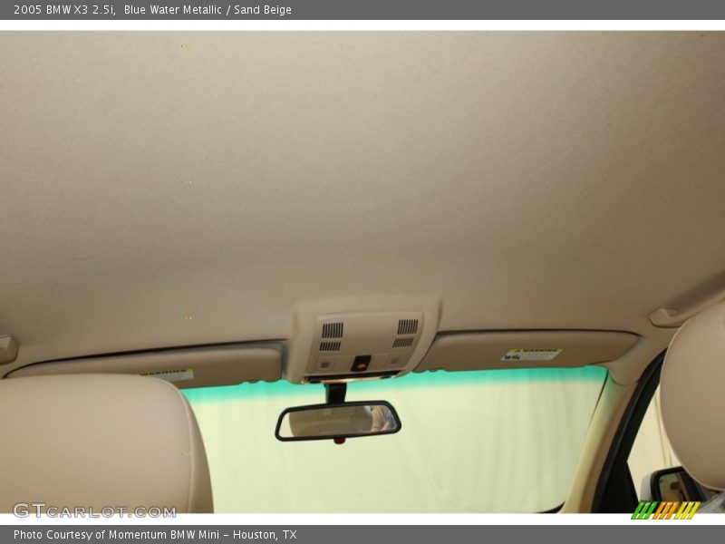 Blue Water Metallic / Sand Beige 2005 BMW X3 2.5i