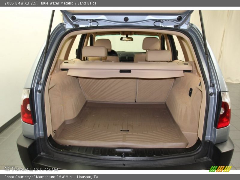 Blue Water Metallic / Sand Beige 2005 BMW X3 2.5i