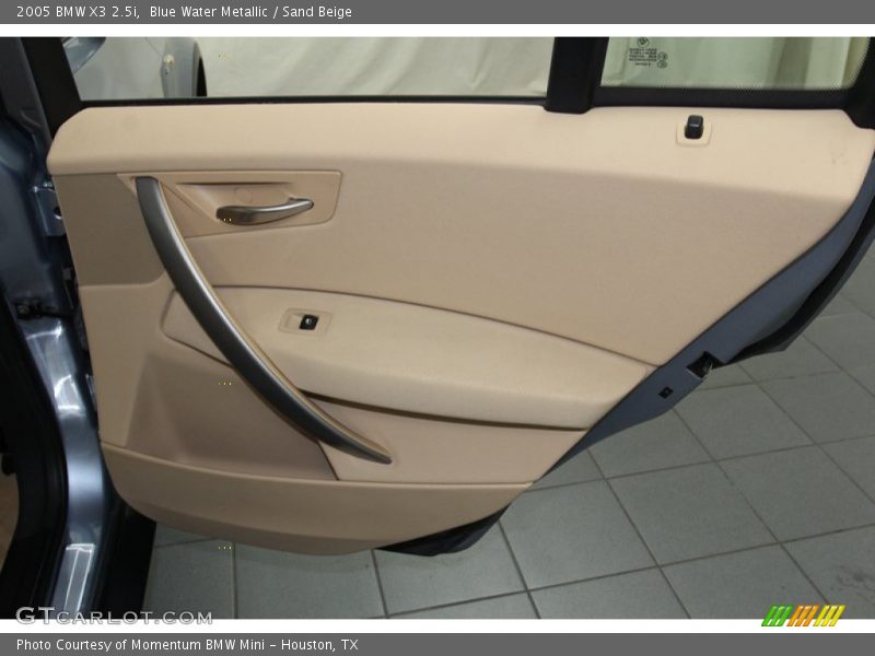 Blue Water Metallic / Sand Beige 2005 BMW X3 2.5i