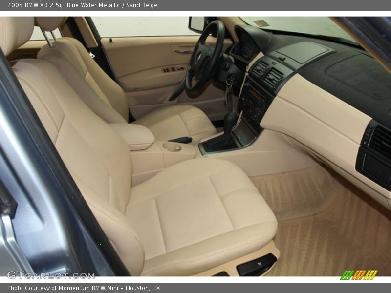 Blue Water Metallic / Sand Beige 2005 BMW X3 2.5i