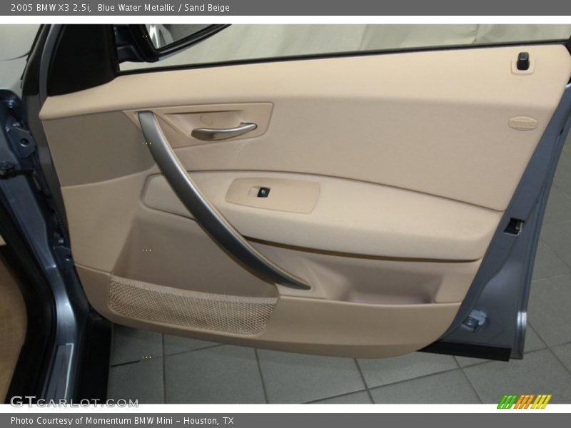 Blue Water Metallic / Sand Beige 2005 BMW X3 2.5i