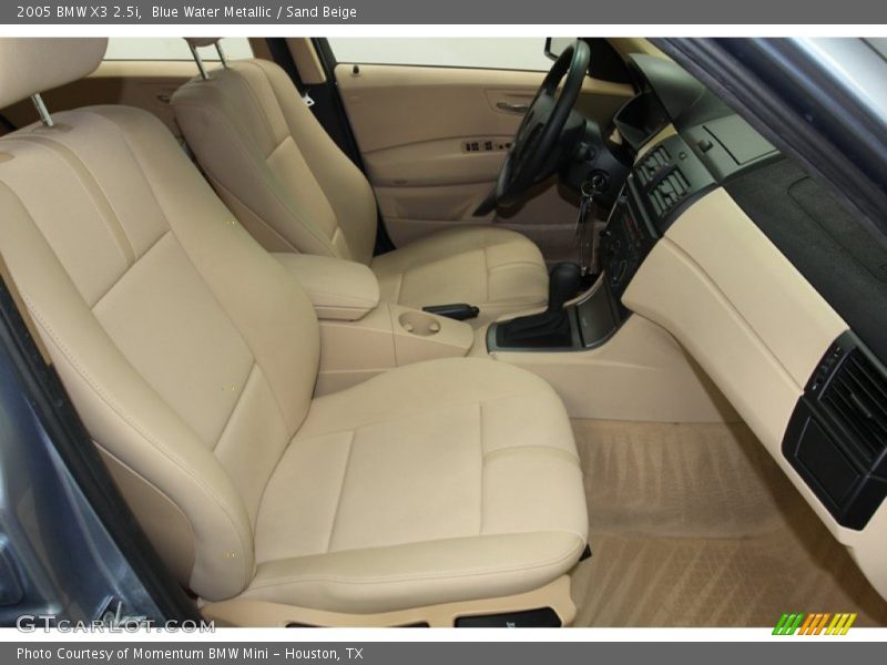 Blue Water Metallic / Sand Beige 2005 BMW X3 2.5i
