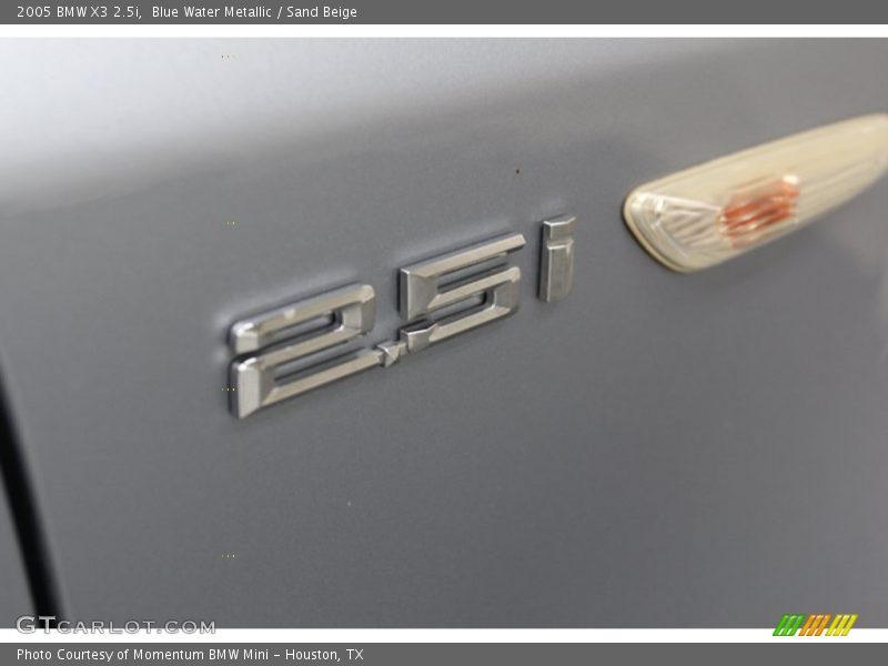 Blue Water Metallic / Sand Beige 2005 BMW X3 2.5i