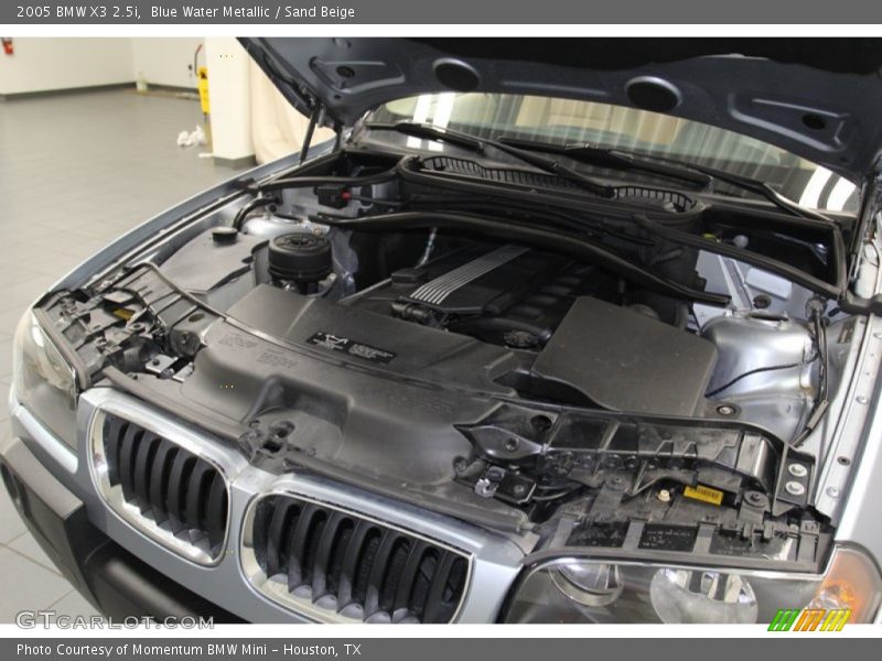 Blue Water Metallic / Sand Beige 2005 BMW X3 2.5i