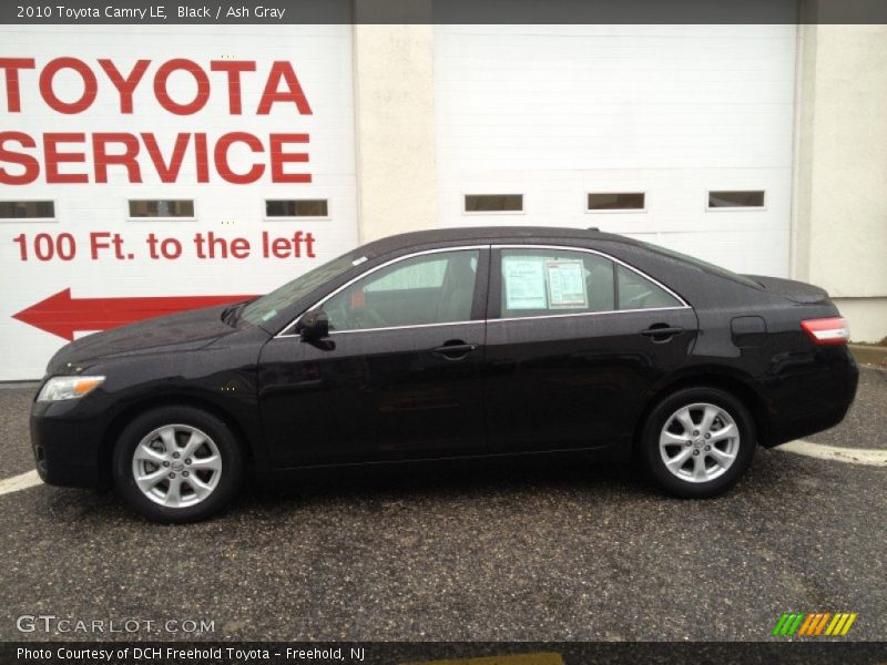 Black / Ash Gray 2010 Toyota Camry LE
