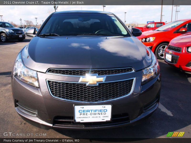 Taupe Gray Metallic / Jet Black 2011 Chevrolet Cruze LT