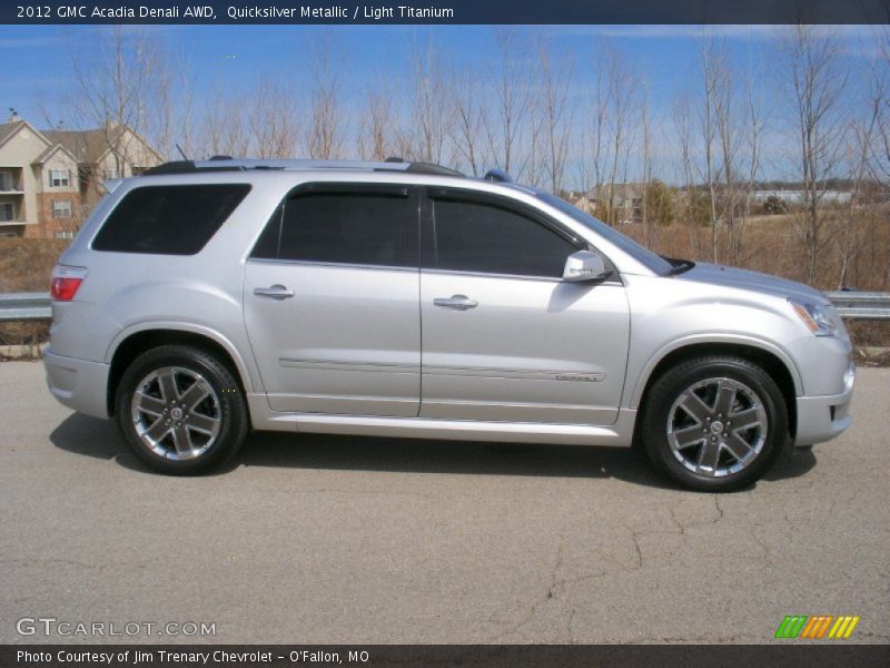 Quicksilver Metallic / Light Titanium 2012 GMC Acadia Denali AWD
