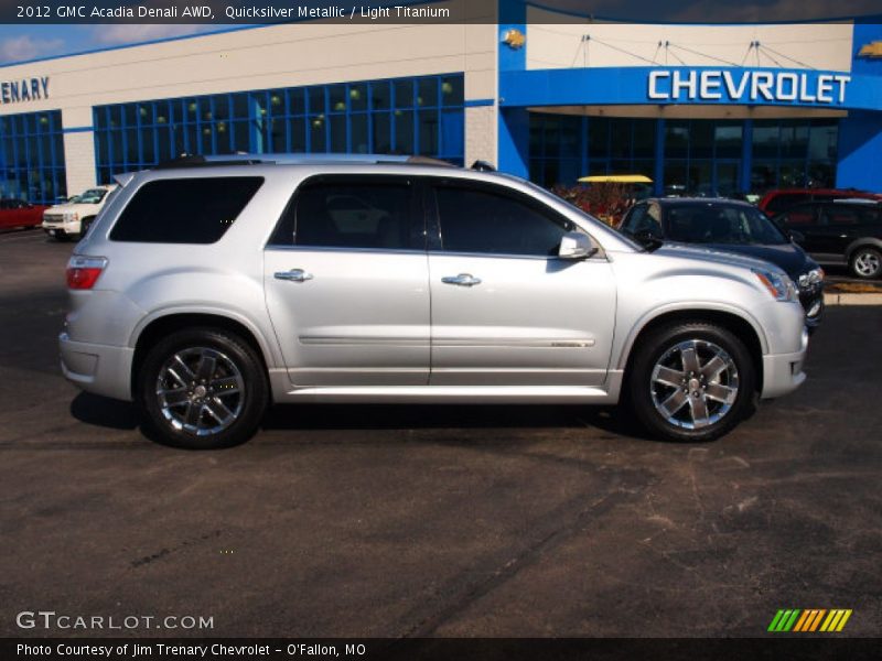 Quicksilver Metallic / Light Titanium 2012 GMC Acadia Denali AWD