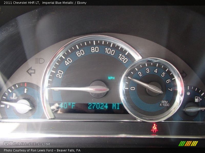 Imperial Blue Metallic / Ebony 2011 Chevrolet HHR LT