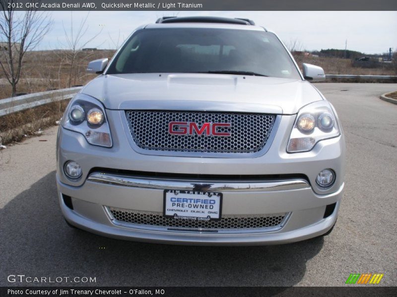 Quicksilver Metallic / Light Titanium 2012 GMC Acadia Denali AWD