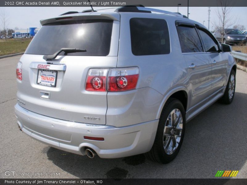 Quicksilver Metallic / Light Titanium 2012 GMC Acadia Denali AWD