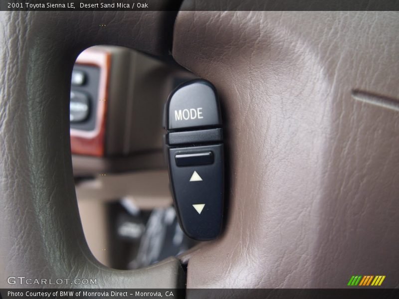 Desert Sand Mica / Oak 2001 Toyota Sienna LE