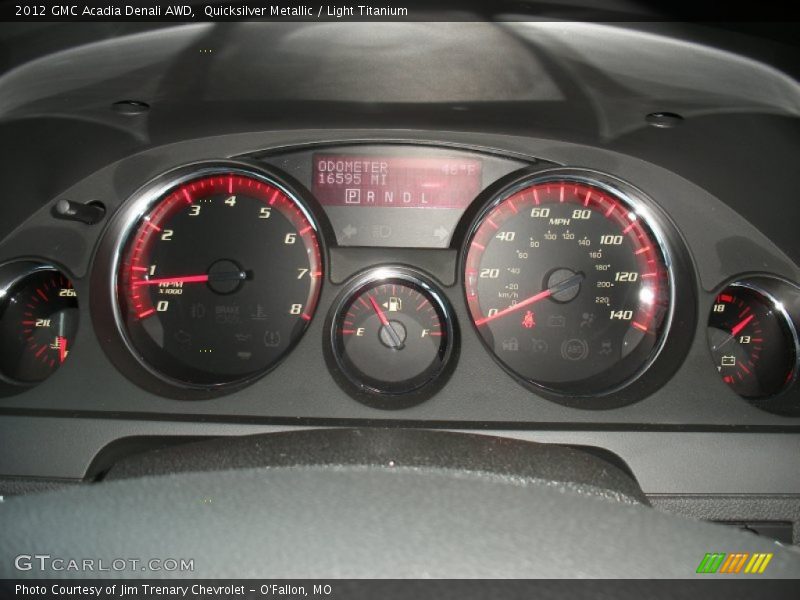 Quicksilver Metallic / Light Titanium 2012 GMC Acadia Denali AWD