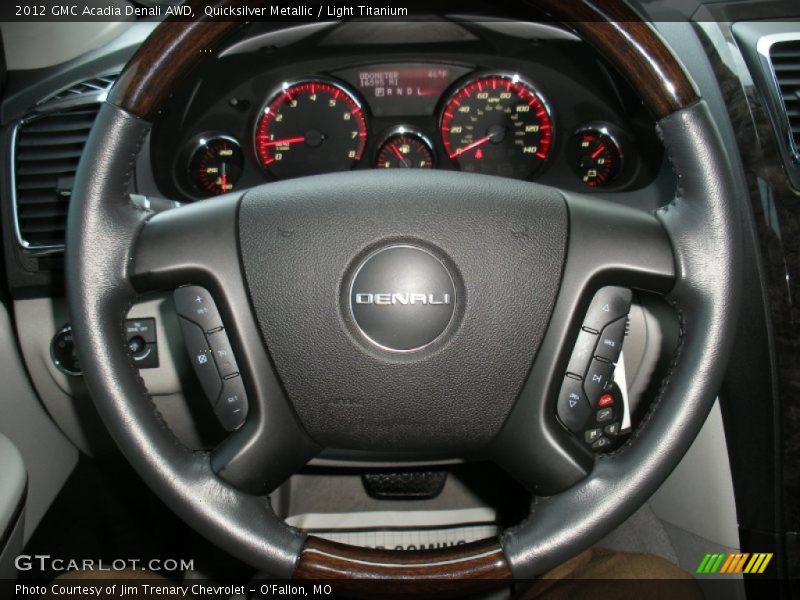 Quicksilver Metallic / Light Titanium 2012 GMC Acadia Denali AWD
